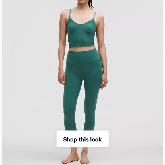 Lululemon crop align top green - Picture 2 of 4